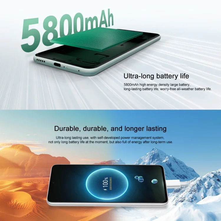 Honor X60、12GB+512GB、側面指紋認証、6.8インチ MagicOS 8.0 Dimensity 7025-Ultra オクタコア、ネットワーク：5G、OTG、Google Play非対応、12GB+512GB