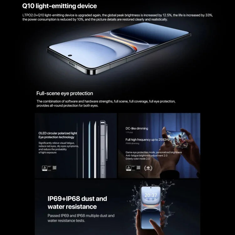 vivo iQOO 13、16GB+1TB、Face ID / 画面指紋認証、6.82インチ Android 15 OriginOS 5 Snapdragon 8 Elite オクタコア、OTG、NFC、ネットワーク：5G、Google Play対応、16GB+1TB