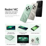 Xiaomi Redmi 14C、4GB+64GB、6.67インチ、Xiaomi HyperOS、MediaTek Helio G81-Ultra オクタコア、ネットワーク：4G、4GB+64GB
