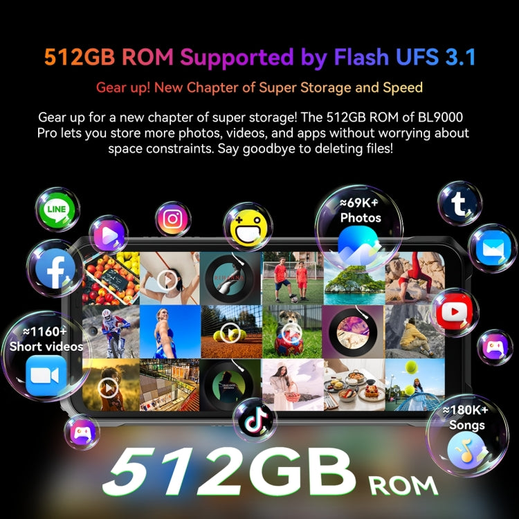 Blackview BL9000 Pro 5G、サーマルイメージングカメラ、12GB+512GB、IP68/IP69K/MIL-STD-810H、6.78インチ Android 14 MediaTek Dimensity 8020 オクタコア、ネットワーク：5G、NFC、OTG、BL9000 Pro 5G 12GB+512GB