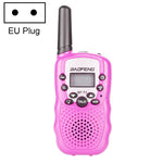 2個セット BaoFeng BF-T3 1W 子供用シングルバンドラジオ ハンドヘルドトランシーバー モニター機能付き、EUプラグ、BF-T3 EUプラグ