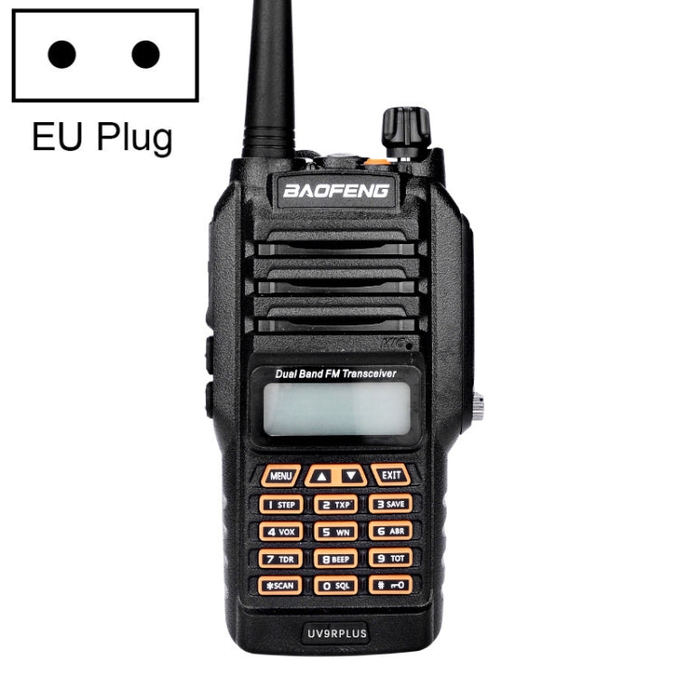 BaoFeng BF-UV9R Plus 10W 防水デュアルバンドラジオ ハンドヘルドアンテナトランシーバー、EUプラグ、BF-UV9Rplus EUプラグ