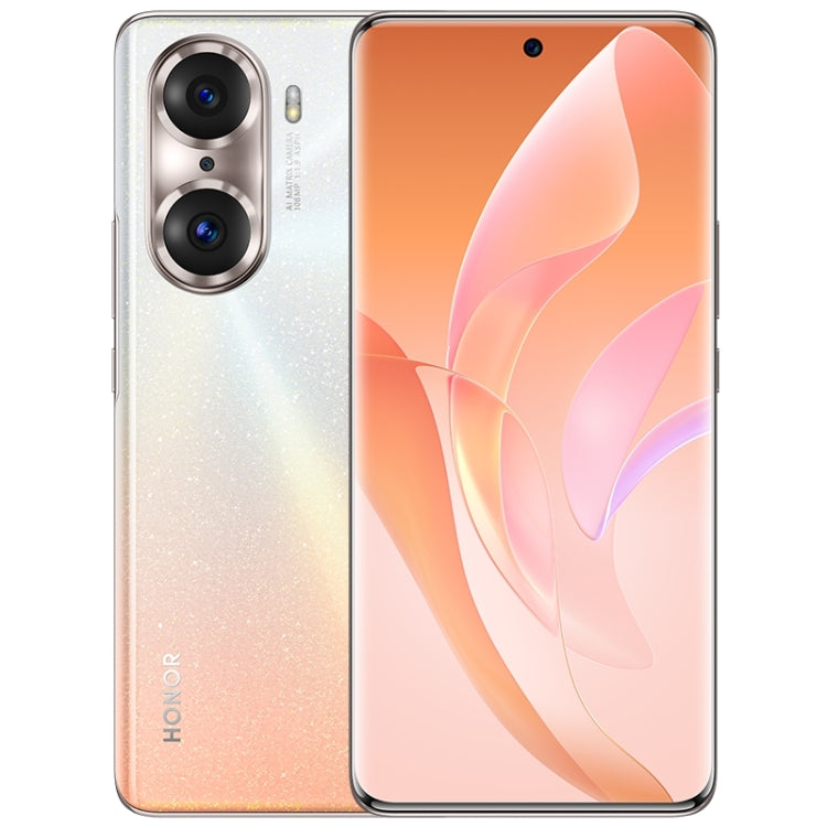 トリプル背面カメラ、画面内指紋認証、6.78インチ Magic UI 5.0、Qualcomm Snapdragon 778G Plus 6nm オクタコア 最大2.5GHz、ネットワーク：5G、OTG、NFC、Google Play非対応、60 Pro 5G 8GB+256GB