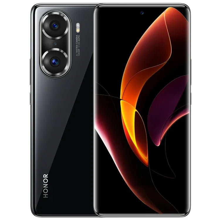 トリプル背面カメラ、画面内指紋認証、6.78インチ Magic UI 5.0、Qualcomm Snapdragon 778G Plus 6nm オクタコア 最大2.5GHz、ネットワーク：5G、OTG、NFC、Google Play非対応、60 Pro 5G 12GB+256GB