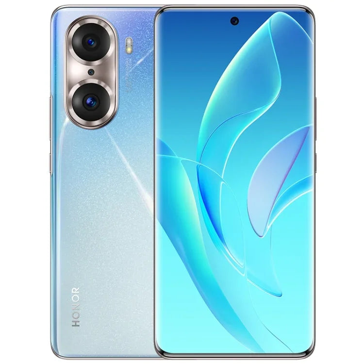 トリプル背面カメラ、画面内指紋認証、6.78インチ Magic UI 5.0、Qualcomm Snapdragon 778G Plus 6nm オクタコア 最大2.5GHz、ネットワーク：5G、OTG、NFC、Google Play非対応、60 Pro 5G 12GB+256GB