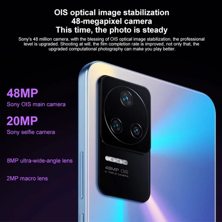 トリプルバックカメラ、4500mAhバッテリー、指紋認証、6.67インチ MIUI 13 Qualcomm Snapdragon 870 オクタコア 最大3.2GHz、ネットワーク：5G、デュアルSIM、NFC、IR、12GB+256GB