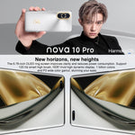 トリプル背面カメラ＋デュアル前面カメラ、画面内指紋認証、6.78インチ HarmonyOS 2、Qualcomm Snapdragon 778G 4G オクタコア 最大2.42GHz、ネットワーク：4G、OTG、NFC、Google Play非対応、nova 10 Pro 4G 256GB