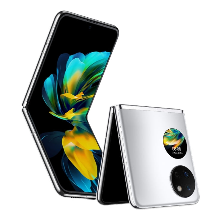 デュアル背面カメラ、側面指紋認証、6.9インチ＋1.04インチ HarmonyOS 3.0、Snapdragon 778G オクタコア 最大2.42GHz、ネットワーク：4G、OTG、NFC、Google Play非対応、128GB オブシディアンブラック、128GB シルバー、128GB ピンク、128GB ミントグリーン