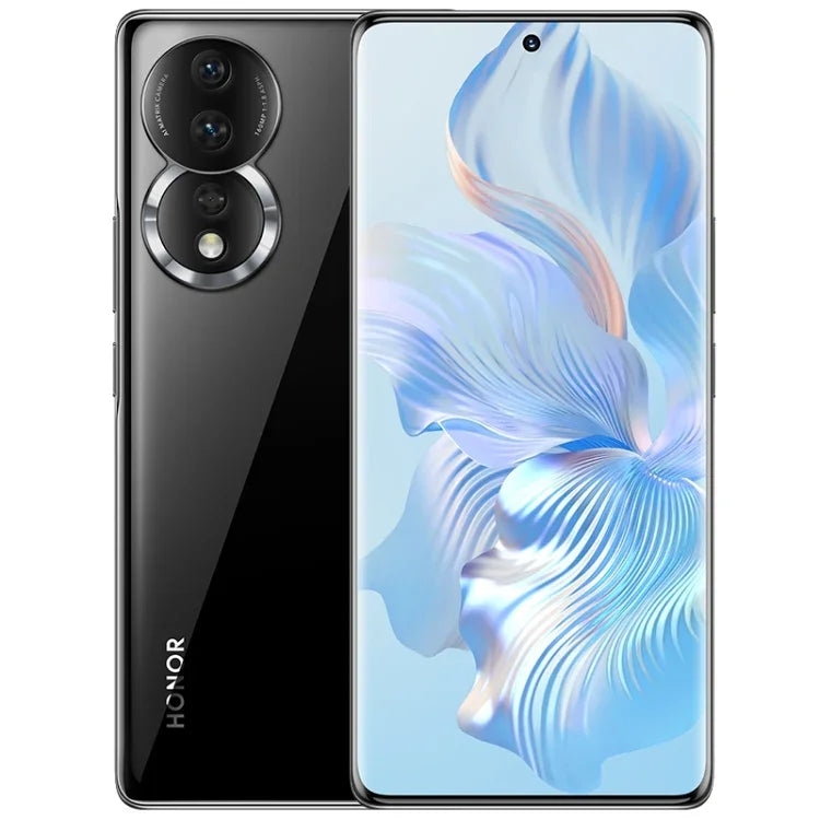 トリプル背面カメラ、画面内指紋認証、6.67インチ Magic UI 7.0 Qualcomm Snapdragon 782G オクタコア 最大2.7GHz、ネットワーク：5G、OTG、NFC、Google Play非対応、Honor 80 5G、8GB+256GB