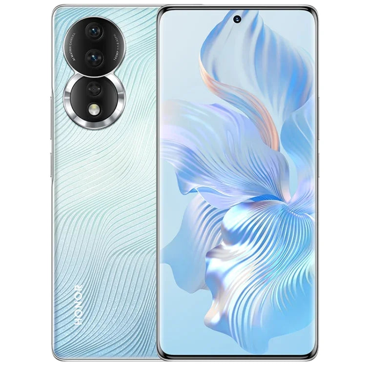 トリプル背面カメラ、画面内指紋認証、6.67インチ Magic UI 7.0 Qualcomm Snapdragon 782G オクタコア 最大2.7GHz、ネットワーク：5G、OTG、NFC、Google Play非対応、Honor 80 5G、8GB+256GB