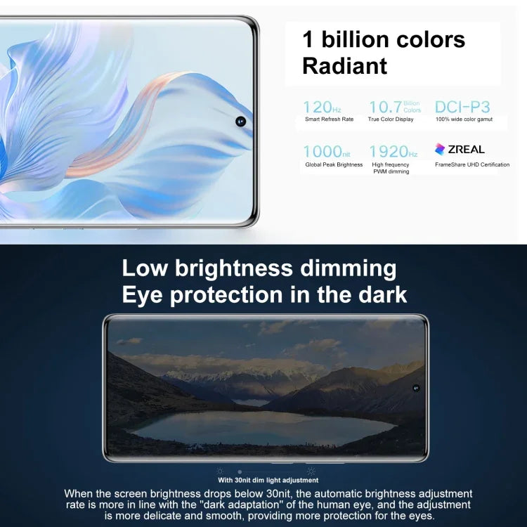トリプル背面カメラ、画面内指紋認証、6.67インチ Magic UI 7.0 Qualcomm Snapdragon 782G オクタコア 最大2.7GHz、ネットワーク：5G、OTG、NFC、Google Play非対応、Honor 80 5G、8GB+256GB