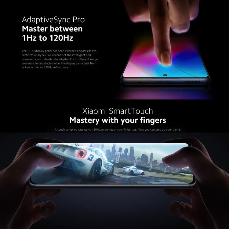 トリプル背面カメラ、顔認証＆画面内指紋認証、4600mAhバッテリー、6.73インチ MIUI 13 / Android 12 Snapdragon 8 Gen 1 オクタコア 最大3.0GHz、ネットワーク：5G、NFC、Xiaomi 12 Pro グローバルEU版