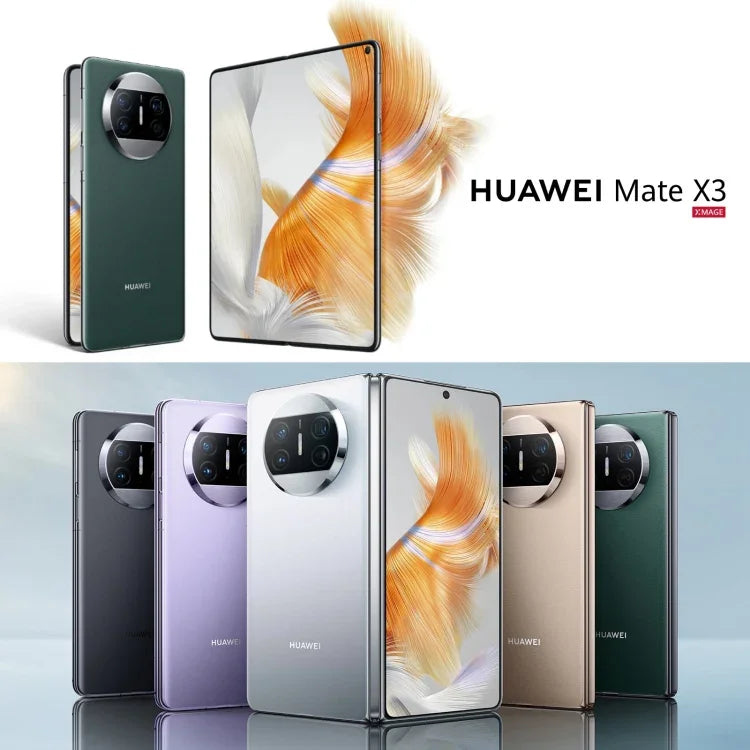 トリプルカメラ、顔認証＆側面指紋認証、5060mAhバッテリー、7.85インチ＋6.4インチ画面、HarmonyOS 3.1 Snapdragon 8+ 4G オクタコア 最大3.2GHz、ネットワーク：4G、OTG、NFC、Google Play非対応、1TB