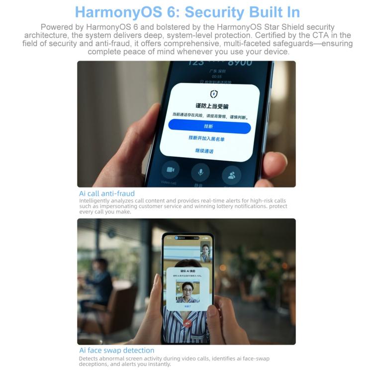 HUAWEI Enjoy 90 Plus、8GB+256GB、側面指紋認証、6.67インチ HarmonyOS 6.0 Kirin 8000、OTG、Google Play非対応、8GB+256GB