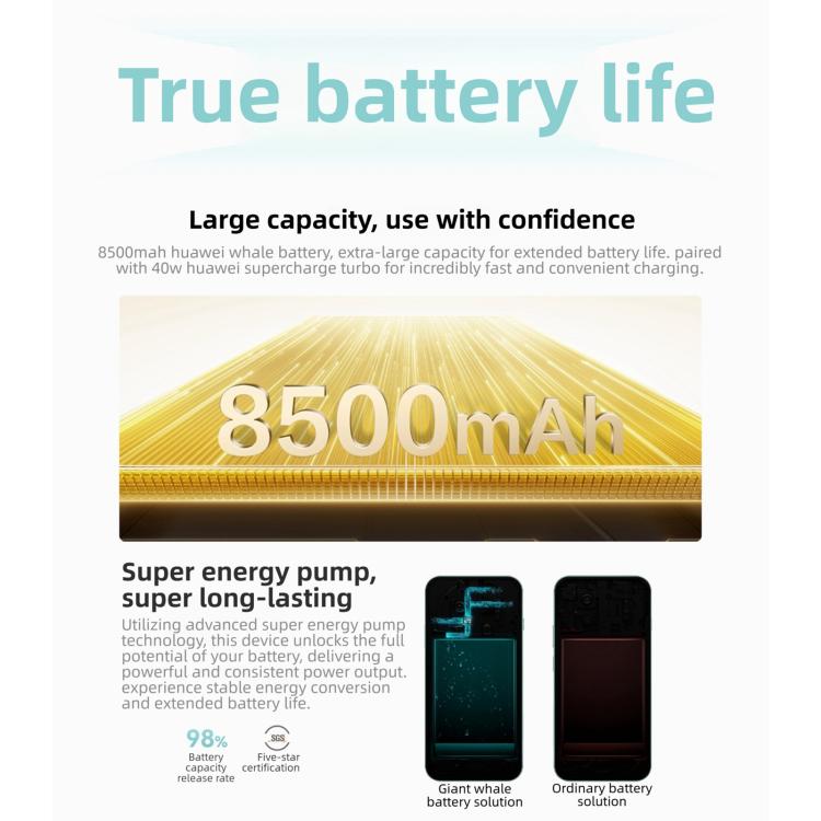 HUAWEI Enjoy 90 Pro Max、8GB＋512GB、サイド指紋認証、6.84インチ HarmonyOS 6.0 Kirin 8000、OTG対応、Google Play非対応、8GB＋512GB