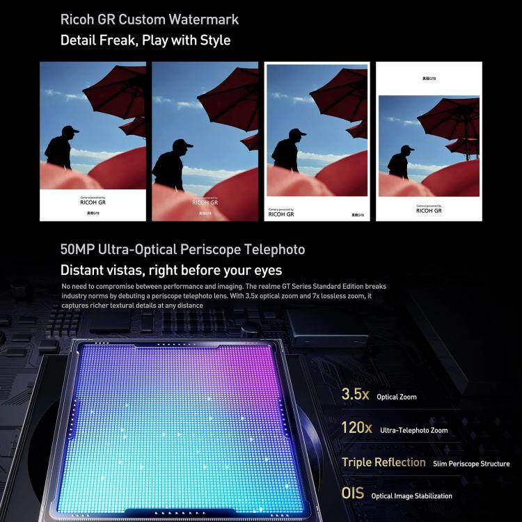 Realme GT8、16GB+256GB、6.79インチ Realme UI 7.0 Android 16 Snapdragon 8 Elite オクタコア、NFC、OTG、ネットワーク：5G、16GB+512GB、Realme GT8、16GB+512GB