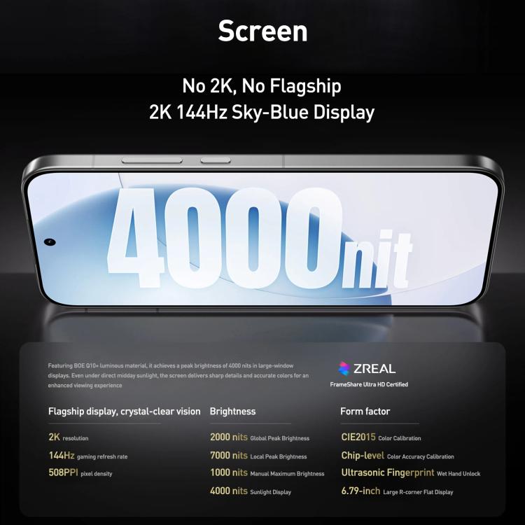 Realme GT8、12GB+256GB、6.79インチ Realme UI 7.0 Android 16 Snapdragon 8 Elite オクタコア、NFC、OTG、ネットワーク：5G、12GB+256GB、Realme GT8、12GB+256GB
