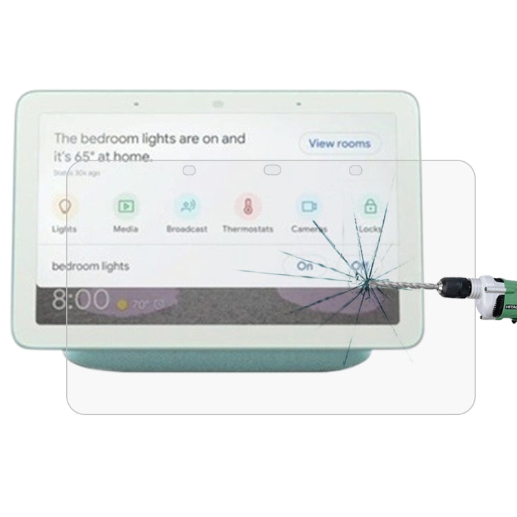 0.3mm 9H 2.5D HD 耐衝撃強化ガラスフィルム Google Home Hub スマートスピーカー用