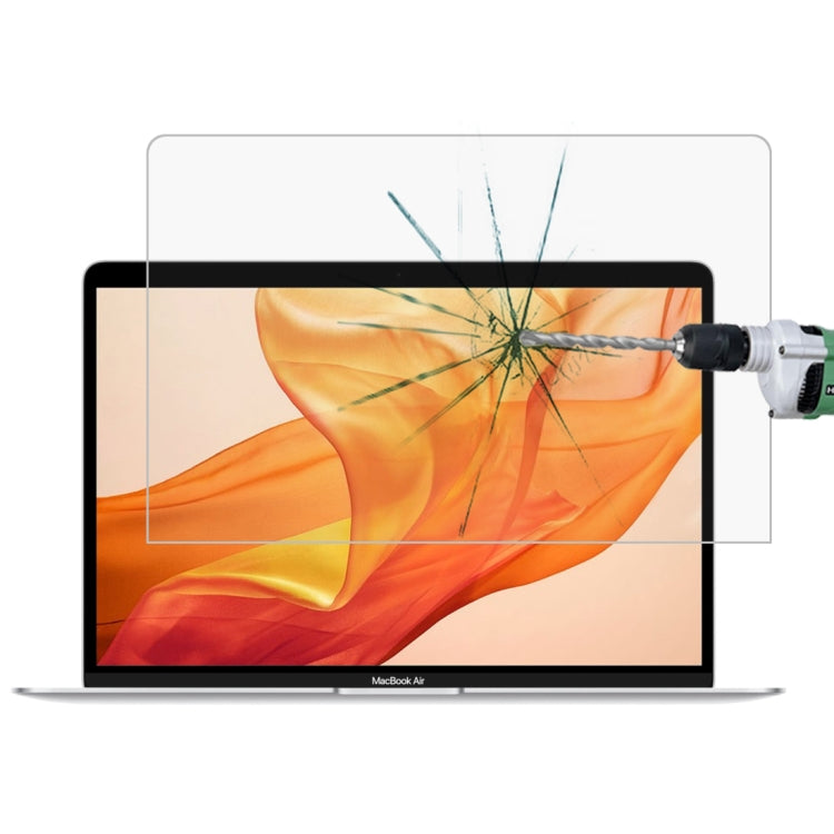 0.26mm 9H表面硬度 耐爆強化ガラスフィルム MacBook Air 13.3 (2018)用