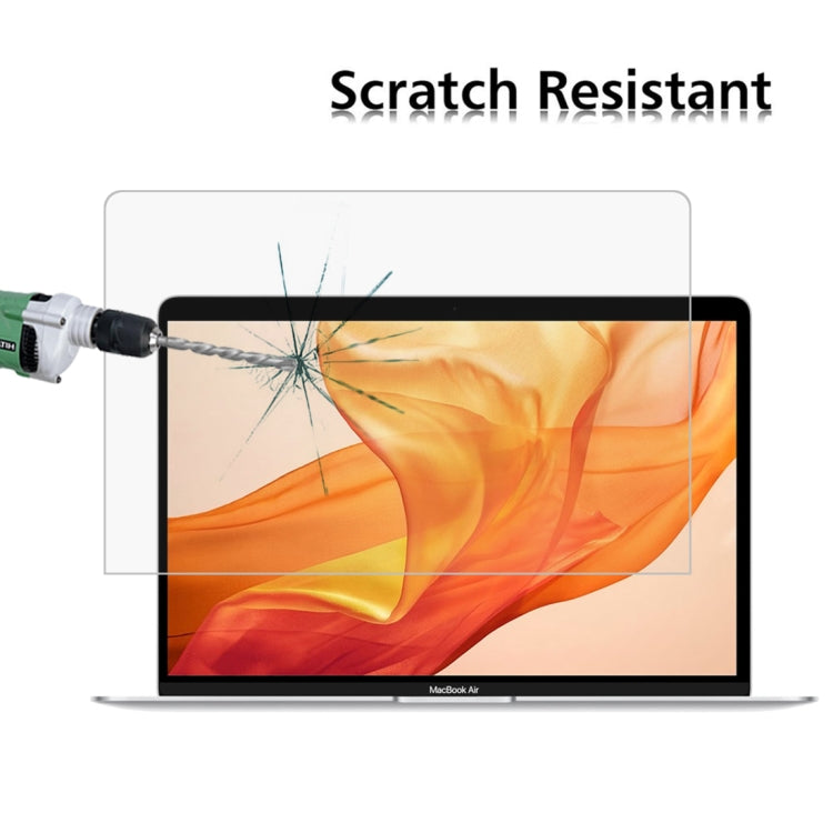 0.26mm 9H表面硬度 耐爆強化ガラスフィルム MacBook Air 13.3 (2018)用