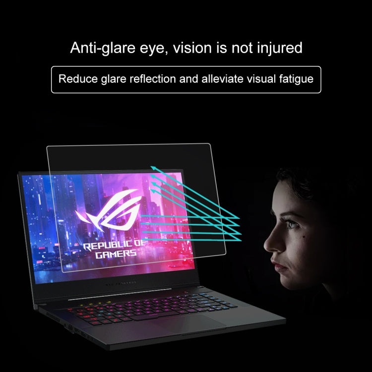 ノートパソコン画面 HD 強化ガラス保護フィルム ASUS ROG Zephyrus M GU502 15.6インチ用, ASUS ROG Zephyrus M 15.6インチ用