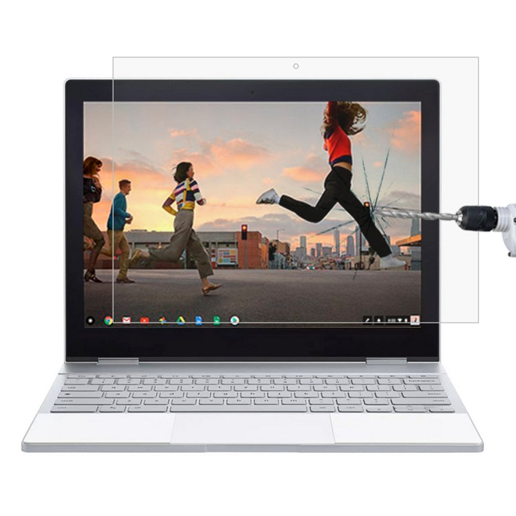 0.4mm 9H 表面硬度 フルスクリーン 強化ガラスフィルム Google Pixelbook 12.3インチ用, Google Pixelbook 12.3インチ用