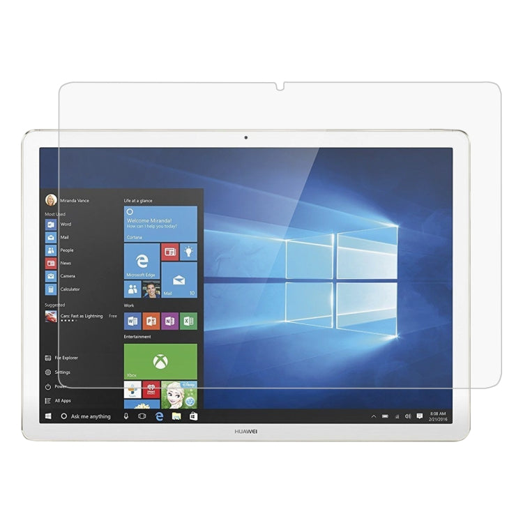 0.4mm 9H 表面硬度 フルスクリーン 強化ガラスフィルム Huawei MateBook用, MateBook
