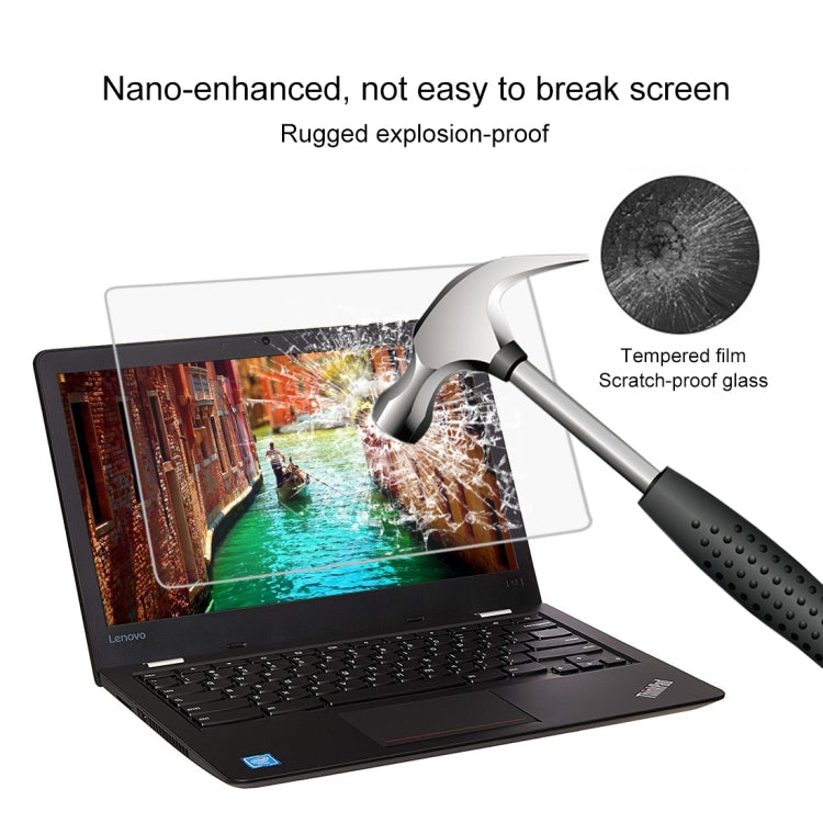 0.4mm 9H 表面硬度 フルスクリーン 強化ガラスフィルム Lenovo ThinkPad 13 Chromebook 13.3インチ用, Lenovo 13 Chromebook