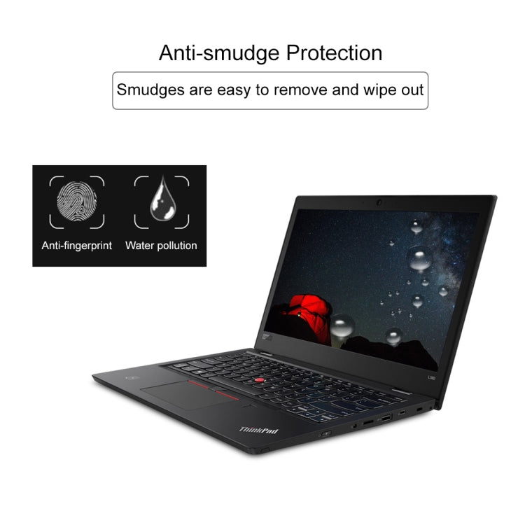 0.4mm 9H表面硬度 フルスクリーン強化ガラスフィルム Lenovo ThinkPad L380 13.3インチ用、Lenovo L380