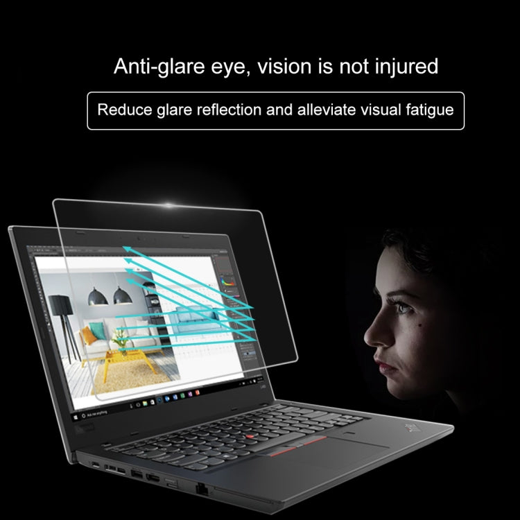 0.4mm 9H 表面硬度 フルスクリーン 強化ガラスフィルム Lenovo ThinkPad L480 14インチ用, Lenovo L480