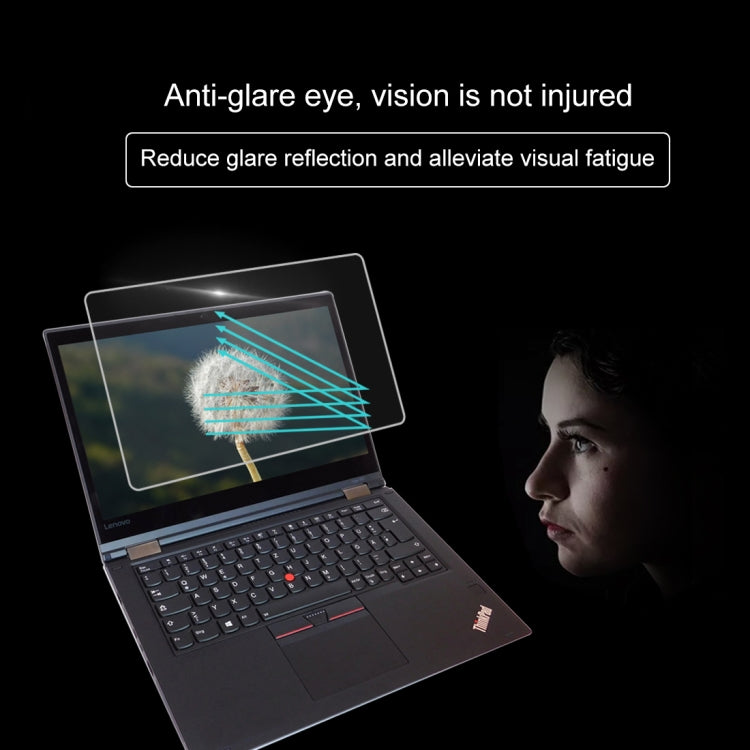0.4mm 9H 表面硬度 フルスクリーン 強化ガラスフィルム Lenovo ThinkPad Yoga 370 13.3インチ用, Yoga 370