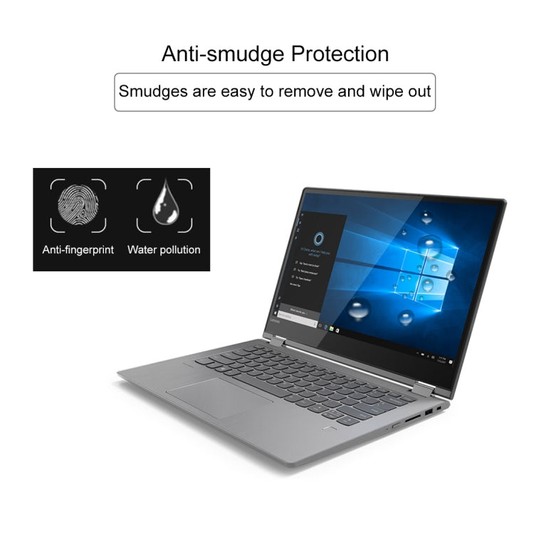 0.4mm 9H 表面硬度 フルスクリーン 強化ガラスフィルム Lenovo ThinkPad Yoga 530 14インチ用, Yoga 530
