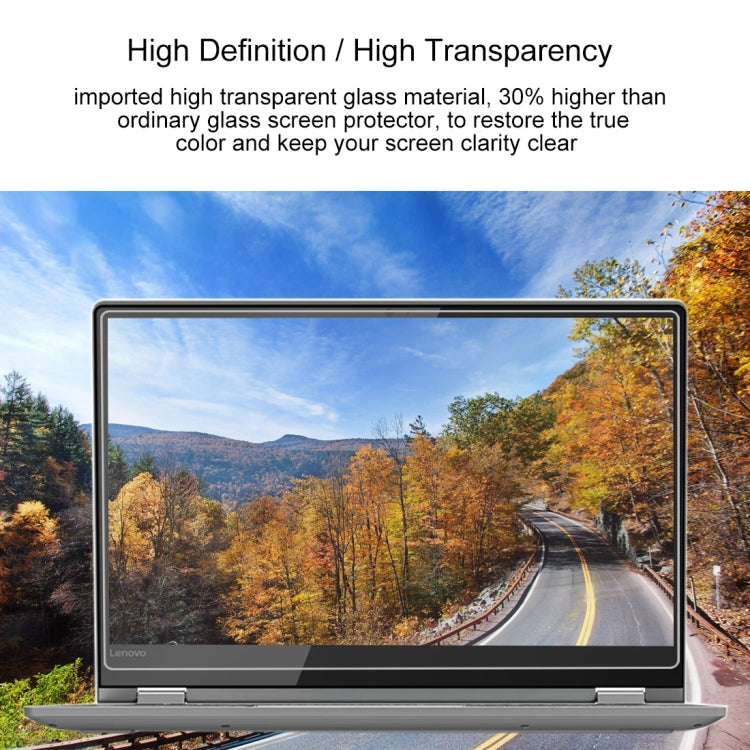0.4mm 9H 表面硬度 フルスクリーン 強化ガラスフィルム Lenovo ThinkPad Yoga 530 14インチ用, Yoga 530
