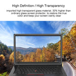 0.4mm 9H 表面硬度 フルスクリーン 強化ガラスフィルム Lenovo ThinkPad A485 14インチ用, Lenovo A485