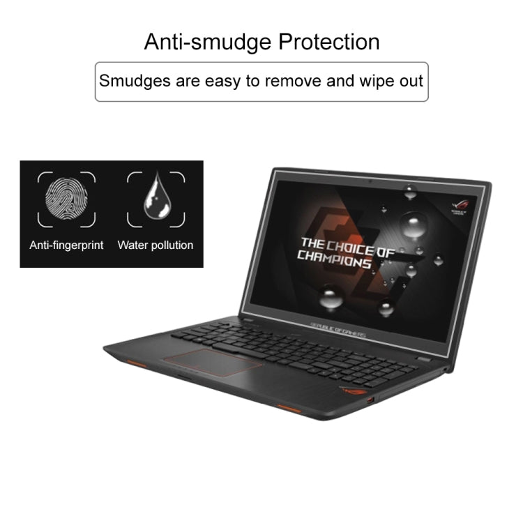 ノートパソコン画面 HD 強化ガラス保護フィルム ASUS ROG GL553VE 15.6インチ用, ASUS ROG GL553VE 15.6インチ用