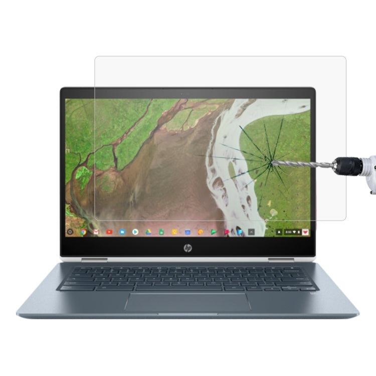 ノートパソコン画面 HD 強化ガラス保護フィルム HP Chromebook x360 - 14-da0021nr 14インチ用, HP Chromebook x360 - 14-da0021nr 14インチ用