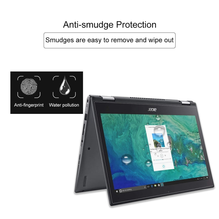 Acer Spin 5 ノートパソコン用 13.3インチ SP513-52N-552K 対応 HD 強化ガラス保護フィルム