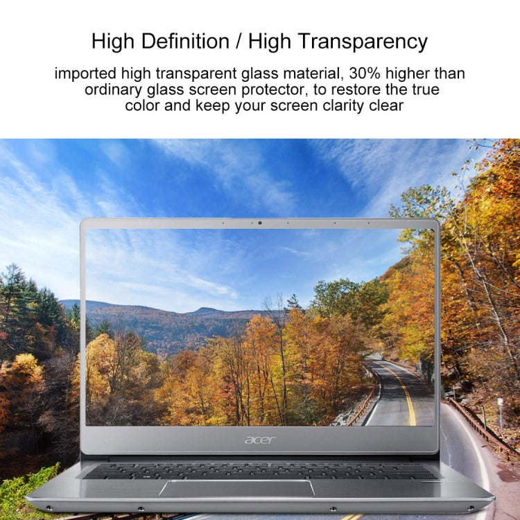 Acer Swift 3 ノートパソコン用 14インチ SF314-54-524Y 対応 HD 強化ガラス保護フィルム