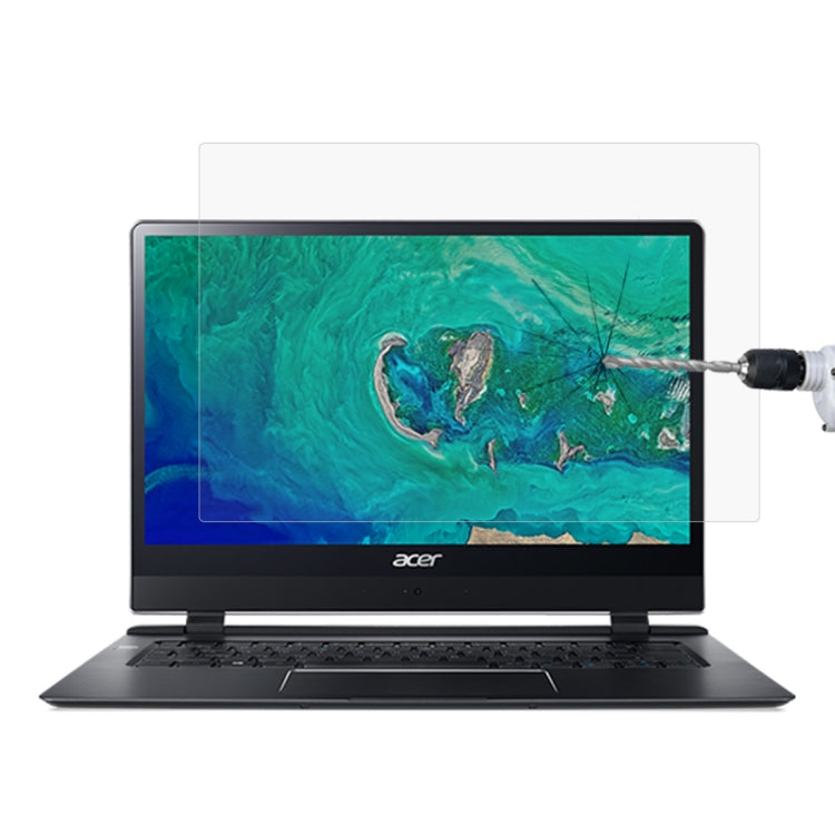 Acer Swift 7 ノートパソコン用 14インチ SF714-51T-M9H0 対応 HD 強化ガラス保護フィルム