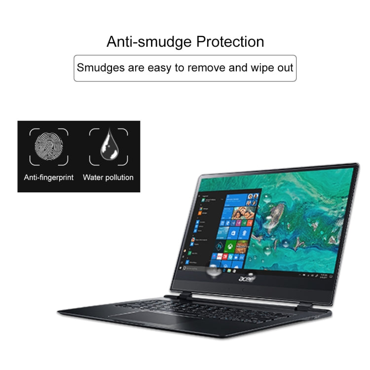 Acer Swift 7 ノートパソコン用 14インチ SF714-51T-M9H0 対応 HD 強化ガラス保護フィルム