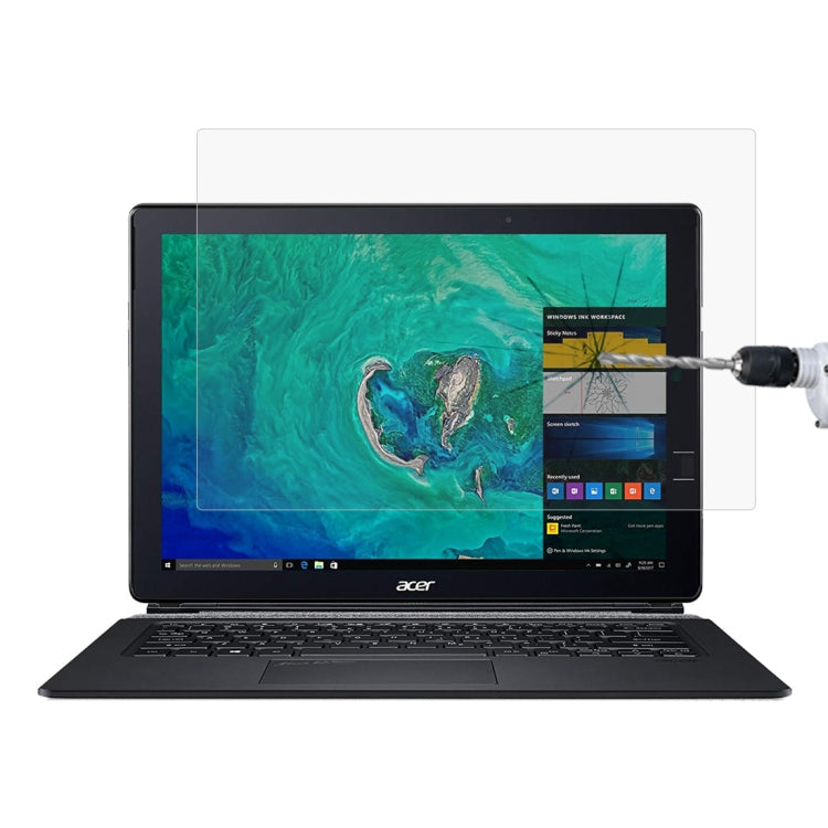 Acer Switch 7 ブラックエディション ノートパソコン用 13.3インチ SW713-51GNP-879G 対応 HD 強化ガラス保護フィルム