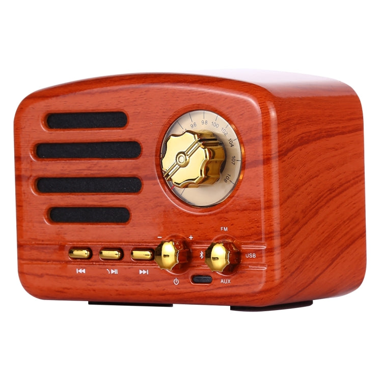 Angel MA-1500 レトロBluetooth HiFiラジオスピーカー カラフルLEDライト対応 USB＆FM＆3.5mm AUX対応