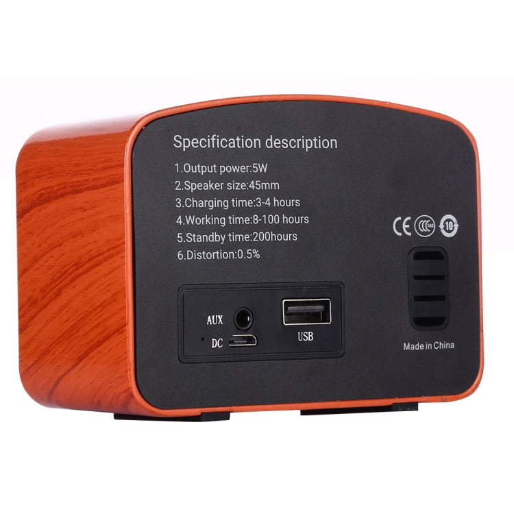 Angel MA-1500 レトロBluetooth HiFiラジオスピーカー カラフルLEDライト対応 USB＆FM＆3.5mm AUX対応