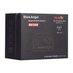 Angel MA-1500 レトロBluetooth HiFiラジオスピーカー カラフルLEDライト対応 USB＆FM＆3.5mm AUX対応