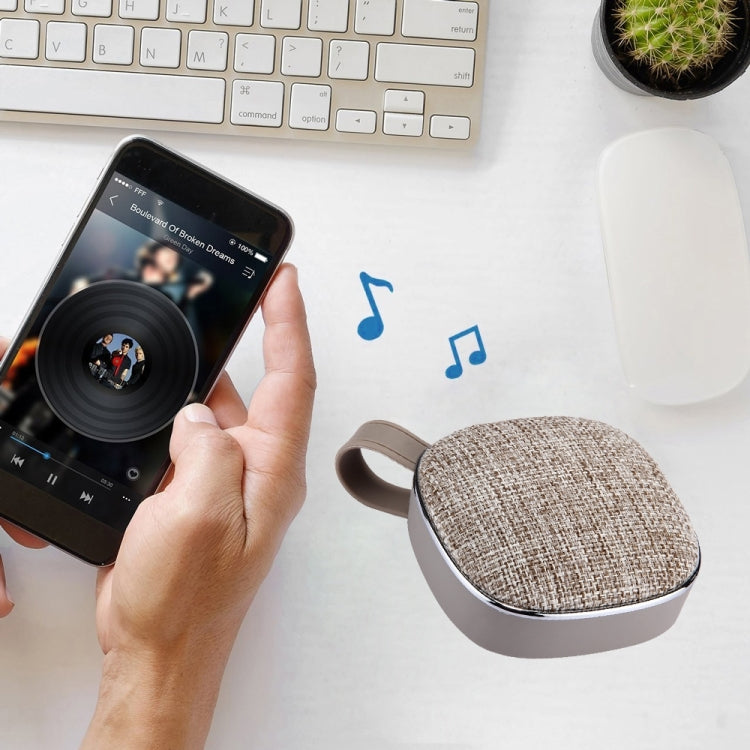 X25 ポータブルファブリックデザイン Bluetoothステレオスピーカー 内蔵マイク付き ハンズフリー通話対応 TFカード＆AUX入力対応 Bluetooth距離：10m