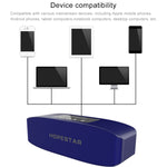 HOPESTAR H11 ミニポータブルラビットワイヤレスBluetoothスピーカー、内蔵マイク、AUX / ハンズフリー通話 / FM / TF対応、H11