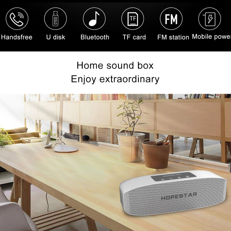 HOPESTAR H11 ミニポータブルラビットワイヤレスBluetoothスピーカー、内蔵マイク、AUX / ハンズフリー通話 / FM / TF対応、H11