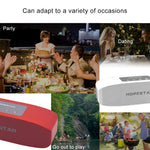 HOPESTAR H11 ミニポータブルラビットワイヤレスBluetoothスピーカー、内蔵マイク、AUX / ハンズフリー通話 / FM / TF対応、H11