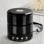 WS-887 Bluetoothスピーカー ストラップ付き、ハンズフリー通話＆FM＆Uディスク＆TFカード＆AUX対応