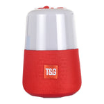 T&G TG168 ポータブルワイヤレスBluetooth V5.0 ステレオスピーカー ハンドル付き、内蔵マイク、点滅LEDライト＆TFカード＆Uディスク＆AUX IN＆FM対応、TG168